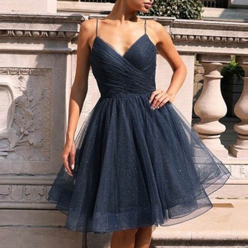 🤩 Glamour by Terani Couture
Sweetheart Neck Glitter Tulle Skirt Dress